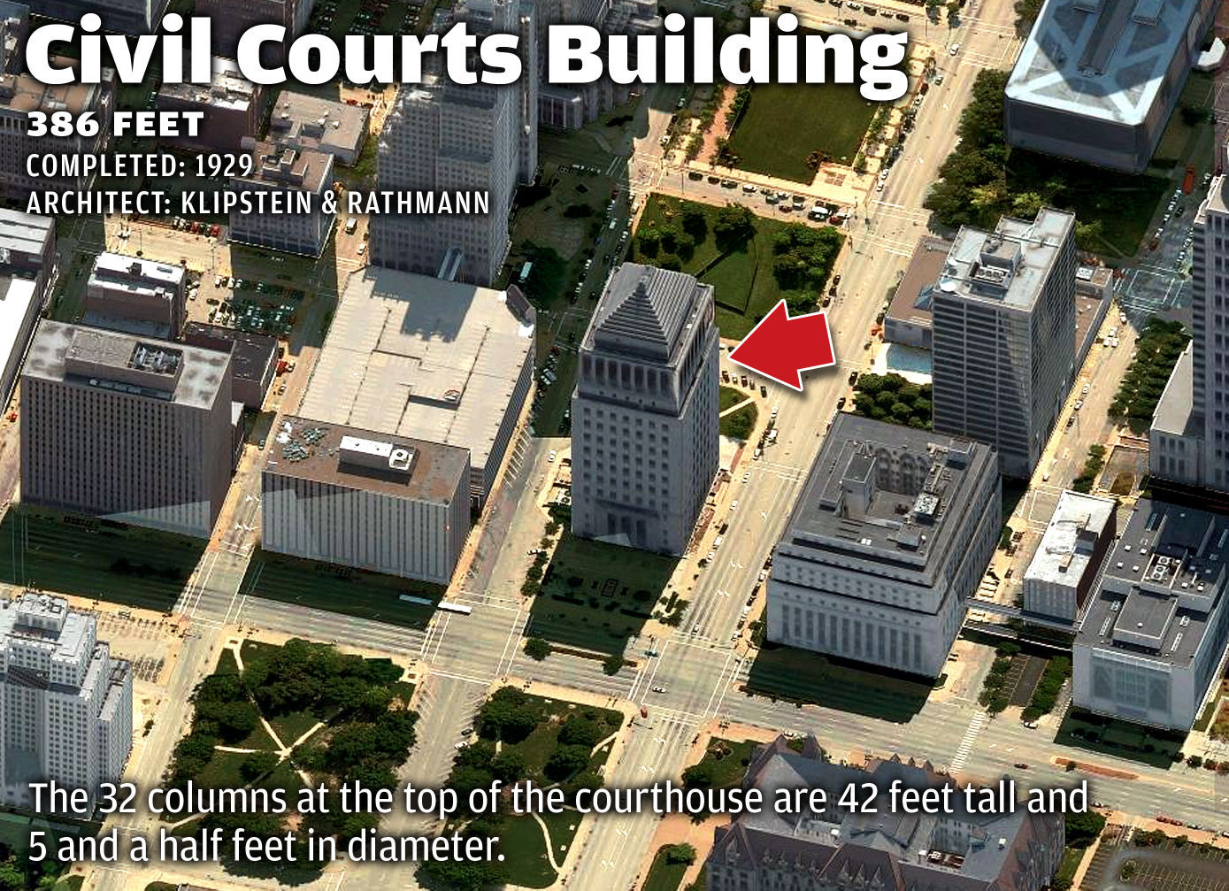 St. Louis' Tallest Buildings - Civil Courts Building